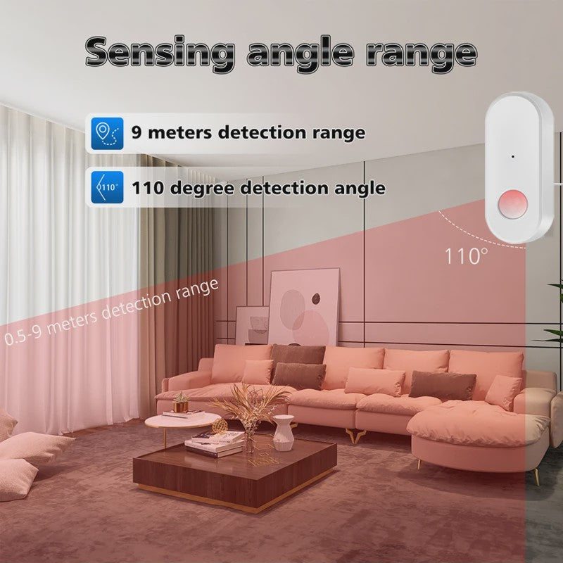 Tuya WiFi PIR Bewegingsmelder - Slimme Home Beveiliging met Smart Life App
