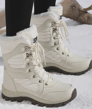 Dames Winter Snowboots Hoge Schacht - Waterdicht & Warm