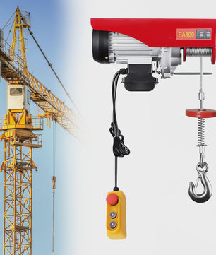 Elektrische Takel 800/1000kg - Krachtige Lier voor Werkplaats, Magazijn & Bouw