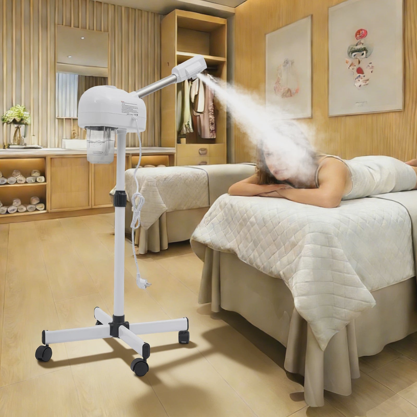 Professionele Gezichtsstoomer met Ozon & 600ml Tank - Salon & Spa Kwaliteit