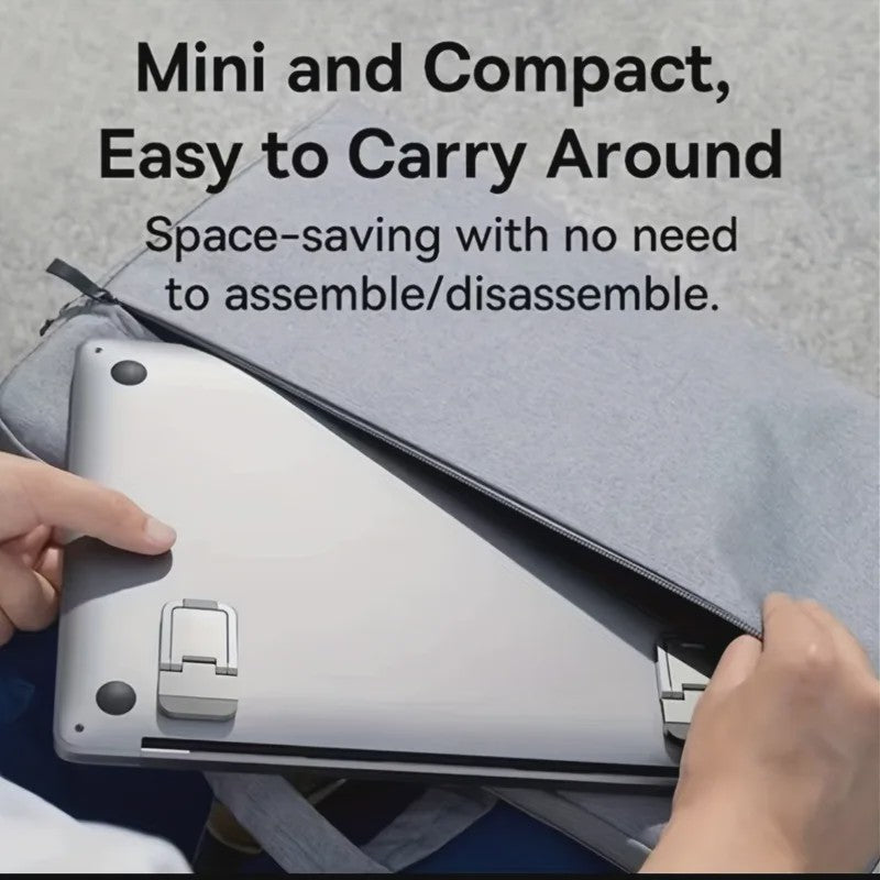 Set van 2 Laptopstandaards: Ergonomisch Werken & Verbeterde Koeling