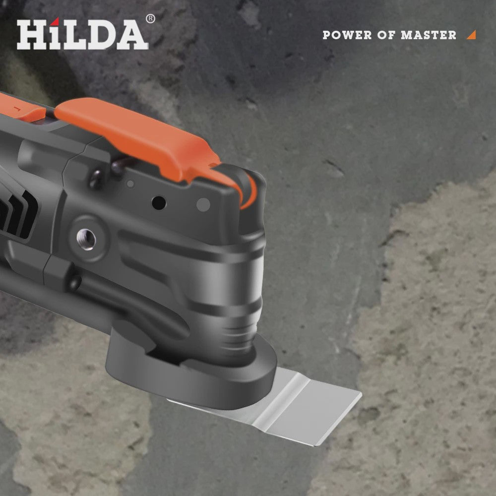 HILDA Snoerloze Multitool met 6 Variabele Snelheden - Krachtig Elektrisch Gereedschap voor Zagen, Trimmen en Schuren