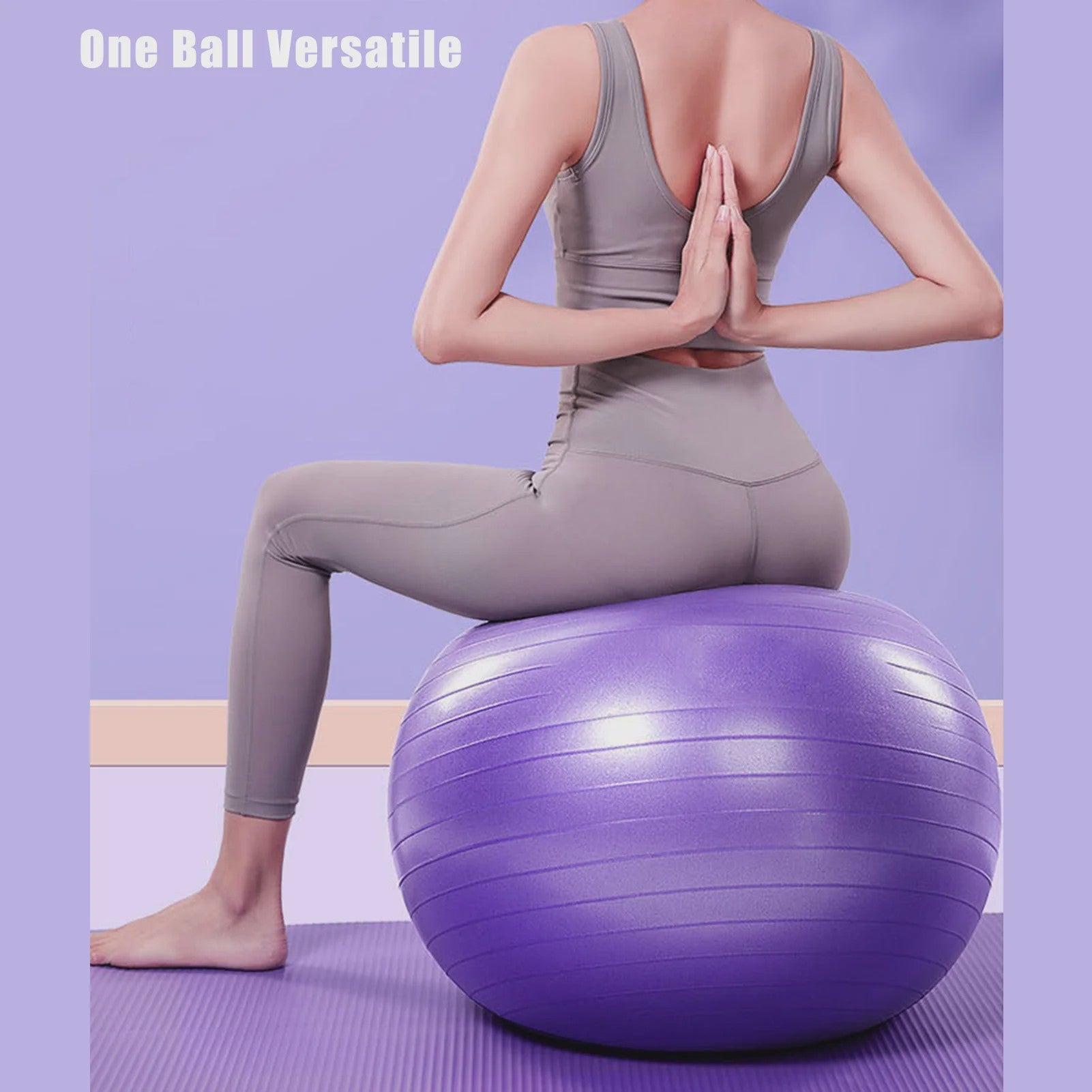 Dikke Fitness Yoga Bal - Huidvriendelijk & Zacht voor Stabiliteitstraining Thuis