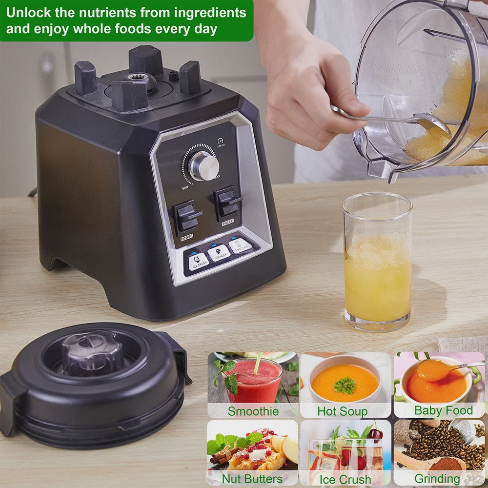 BioloMix Krachtige Keuken Blender met 2L Jar - Smoothie, Sap & IJscrusher