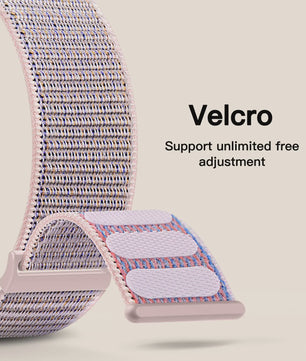 Nylon Sportband voor Apple Watch (38-49mm) - Ademend & Verstelbaar met Klittenband