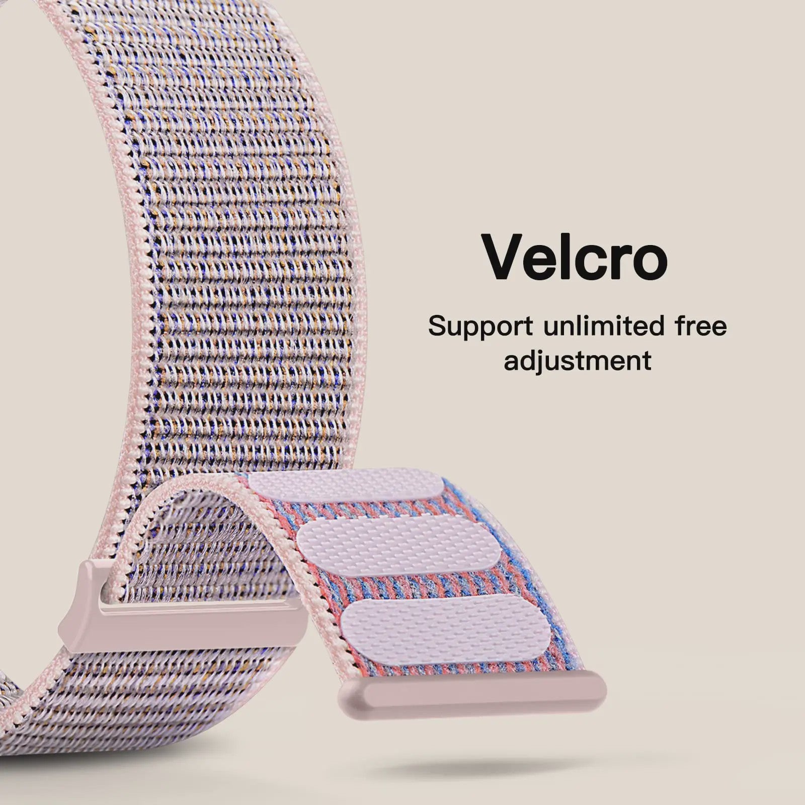 Nylon Sportband voor Apple Watch (38-49mm) - Ademend & Verstelbaar met Klittenband