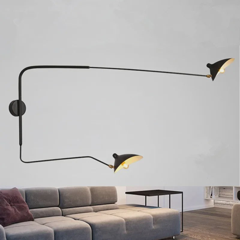 Moderne Verstelbare Vloerlamp met Lange Arm - Minimalistisch Design voor Woonkamer, Slaapkamer & Leeshoek