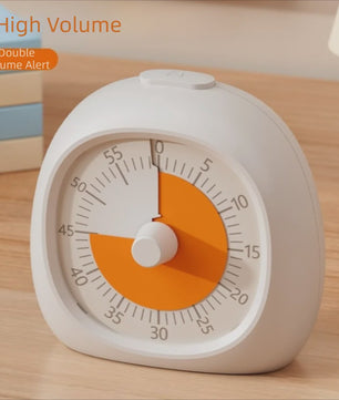 Visuele Timer 60 Minuten - Stille Tijdmanagement Hulp voor Kinderen & Keuken