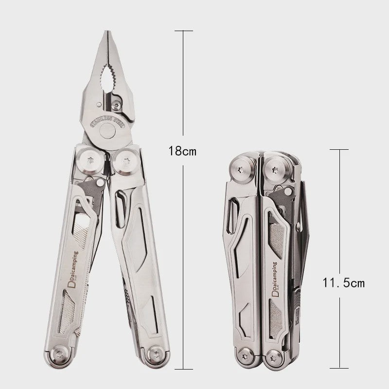 Daicamping DL30 Multifunctioneel Multitool Zakmes met Tang - EDC Handgereedschap