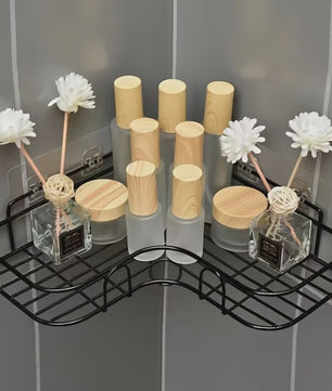 Hoek Douche Organizer - Geen Boren - Wandrek voor Badkamer & Keuken