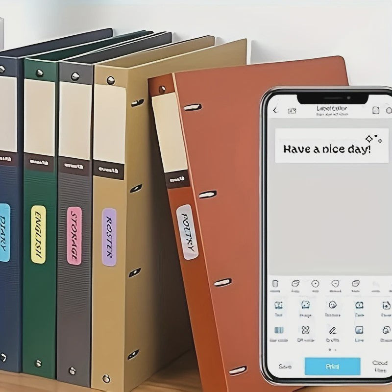 Marklife P50 Protable Thermische Label Printer - Draadloos, Bluetooth, Zelfklevend voor Kantoor & Keuken