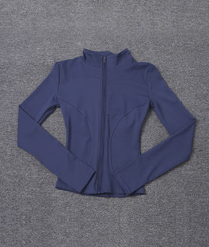 Dames Sportjack met Lange Mouwen - Ideaal voor Fitness, Yoga en Training