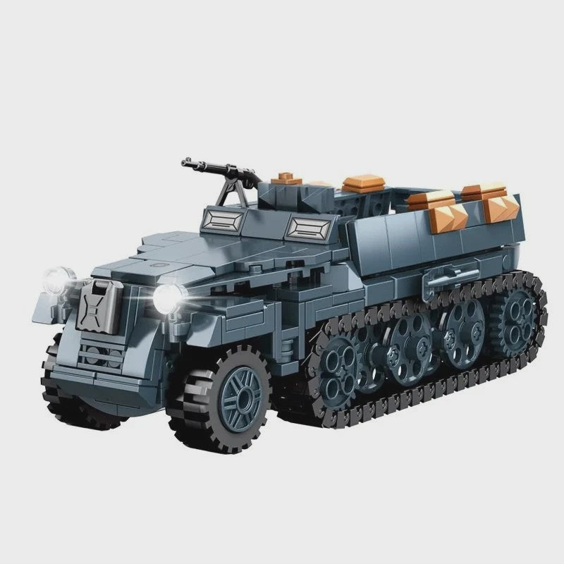 Bouwstenen Militair Voertuig & Tank - Leerzaam Speelgoed voor Kinderen