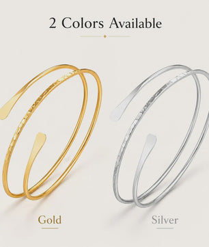 Minimalistische Goudkleurige Bovenarm Armband - Verstelbaar & Statement Juweel voor Dames