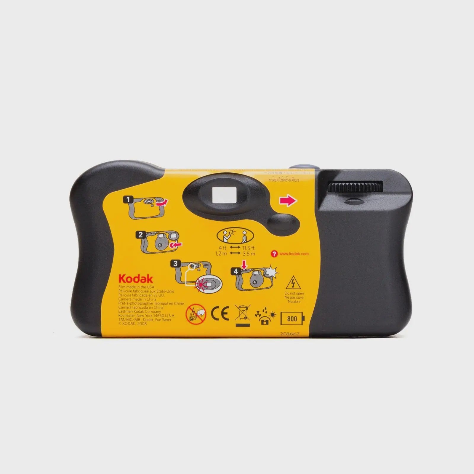 Kodak FunSaver Wegwerpcamera 35mm met Flits - Waterdicht - 27 Opnames