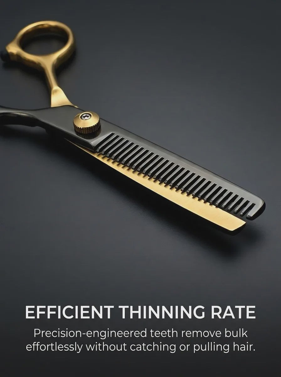 Professionele Haarstyling Set: Kappersscharen, Kammen, Scheermes & Opbergkoffer