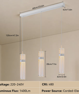 Moderne Cilinder Hanglamp - Verstelbare Kleurtemperatuur (3000K-6500K)