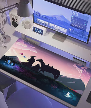 Grote Gaming Muismat XL - Lotrs Film Thema Deskmat voor PC & Bureau