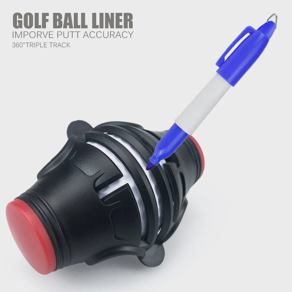 360° Golf Bal Markering Tool: Verbeter Putt Nauwkeurigheid met Precisie Lijn