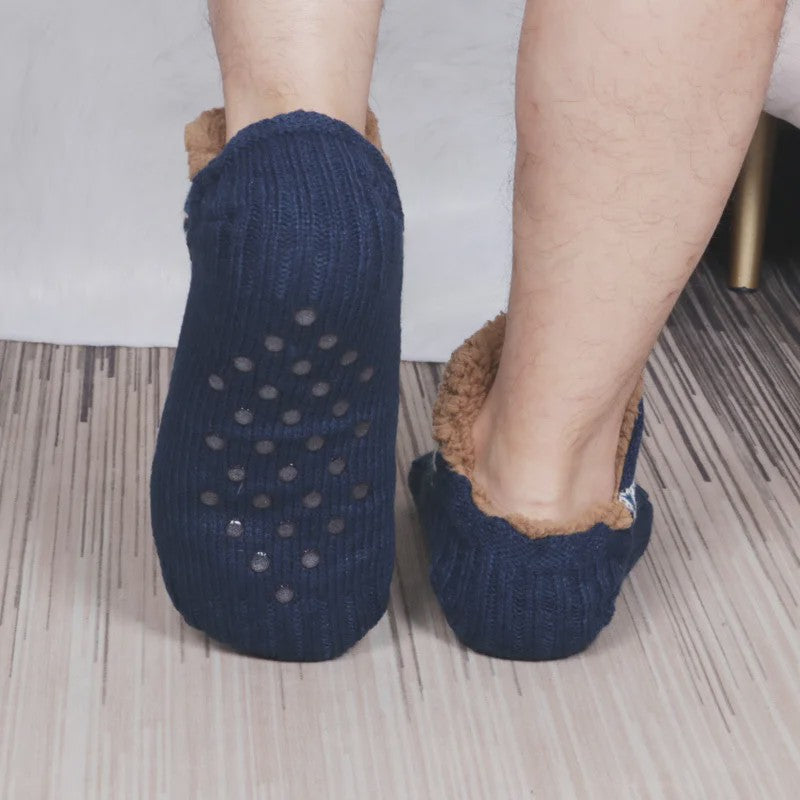 Super Warme Unisex Huissokken met Pluche Voering - Antislip & Comfortabel voor Winter