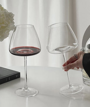Luxe Grote Wijnglas met Grote Buik - Kristalglas voor Rode Wijn - Europees Design