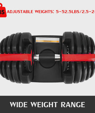Verstelbare Dumbbell Set 2.5-24 KG - Ruimtebesparend en Veelzijdig Fitnessgewicht