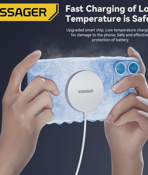Essager 15W Magnetische Draadloze Snellader - Snel Laden voor iPhone 14/13/12 Pro Max & Xiaomi