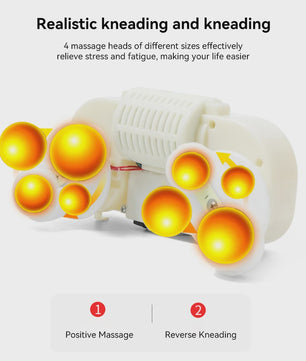 Elektrische Nekmassager Kussen met Warmte & Vibratie - Diepe Kneedmassage