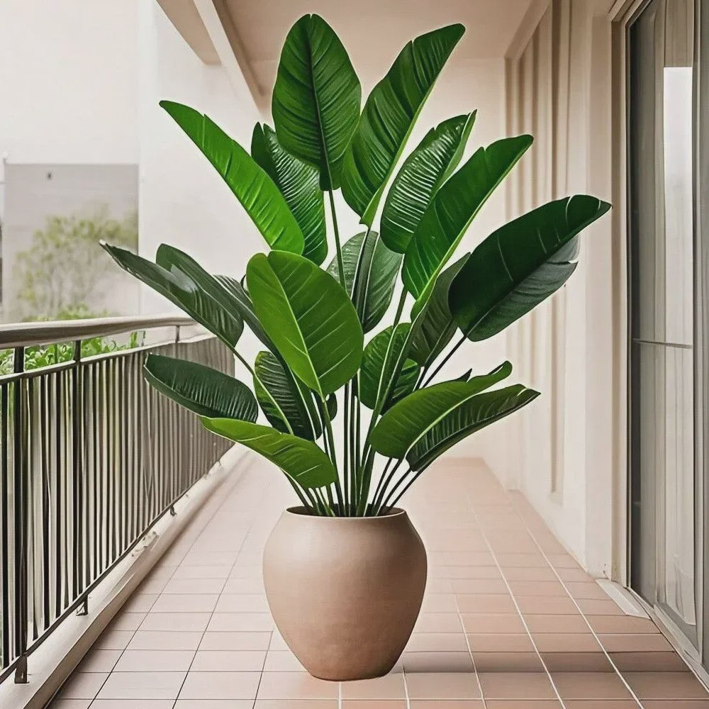 Grote Kunstplant Tropische Banaan Palm met 18 Bladeren - Realistisch & Decoratief