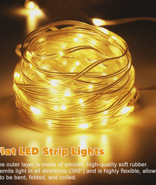 2-in-1 Campinglamp met Sfeervolle Lichtketting - Draagbaar & USB Oplaadbaar