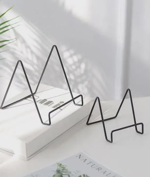 Stijlvolle IJzeren Display Standaard voor Magazines, Boeken en Decoraties