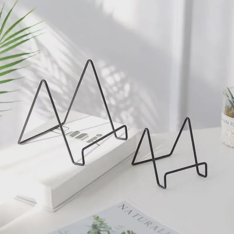 Stijlvolle IJzeren Display Standaard voor Magazines, Boeken en Decoraties