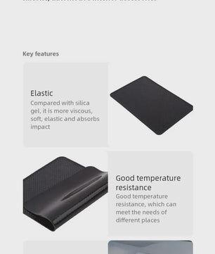 Antislip Dashboard Mat voor Auto - Houd Telefoon & Zonnebril Veilig