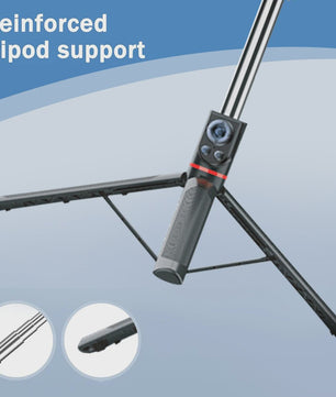 Selfie Statief met Ringlamp & Bluetooth Afstandsbediening - 180cm