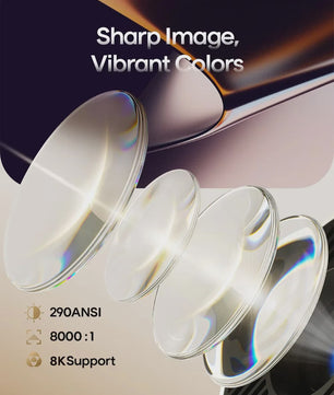 Magcubic HY300 Pro+ Mini Beamer: 8K Ondersteuning, Wifi6, Android, Draagbaar Home Theater