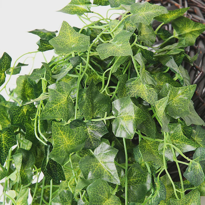 3x Kunstplant Klimop Hangplant - 90cm Nep Groene Slangplant voor Binnen en Buiten