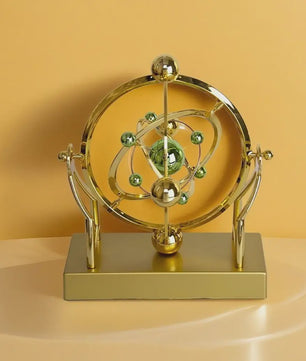 Perpetuum Mobile: Hemelse Orbit Pendel - Kinetische Kunst voor Bureau & Kantoor
