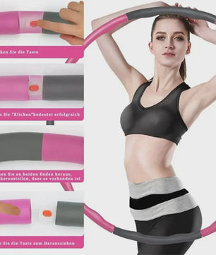 Verstelbare Hula Hoop voor Dames - Afslanken & Fitness - Makkelijk Demonteerbaar