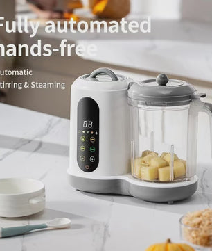 4-in-1 Slimme Babyvoeding Maker: Stoom, Pureer & Mix met Digitaal Display