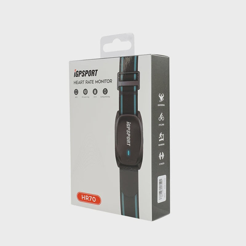 IGPSPORT HR70 Hartslagmeter Borstband - ANT+/Bluetooth - Nauwkeurig & Comfortabel