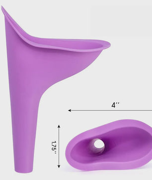 Draagbaar Vrouwen Urinaal met Opbergdoosje - Ideaal voor Reizen, Camping en Noodgevallen