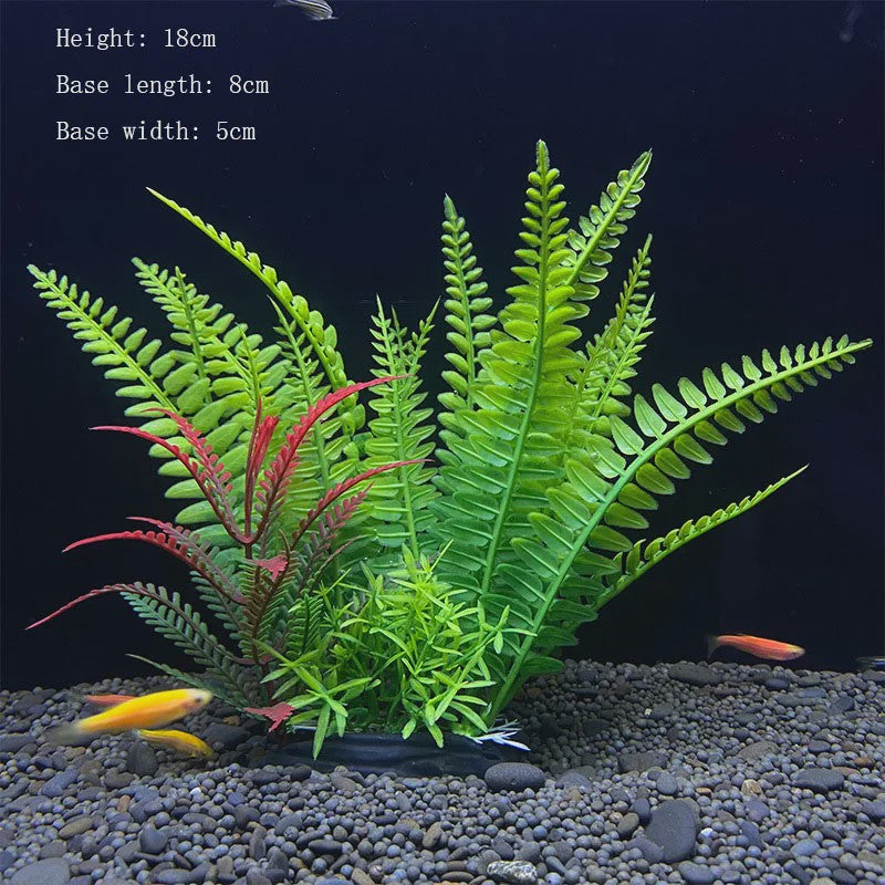 Kunstplanten Aquarium Set - Levendige Decoratie voor Vissenkom en Waterplanten