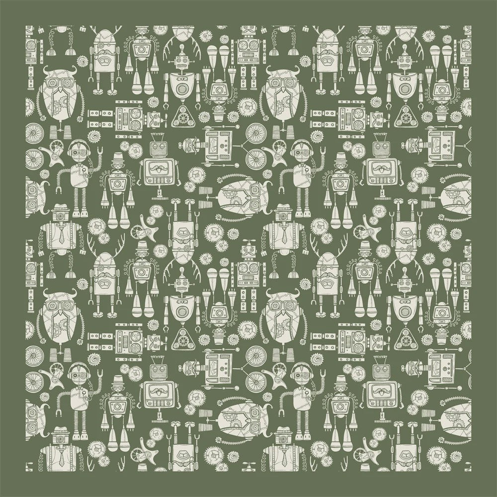 Unisex Katoenen Bandana met Dierenprint & Paisley Motief - Veelzijdig te Dragen