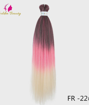 26 Inch Ombre Kleuren Vlechtsel Haar Synthetisch Pre-stretched Jumbo Braids Haar voor Cosplay & Pruiken