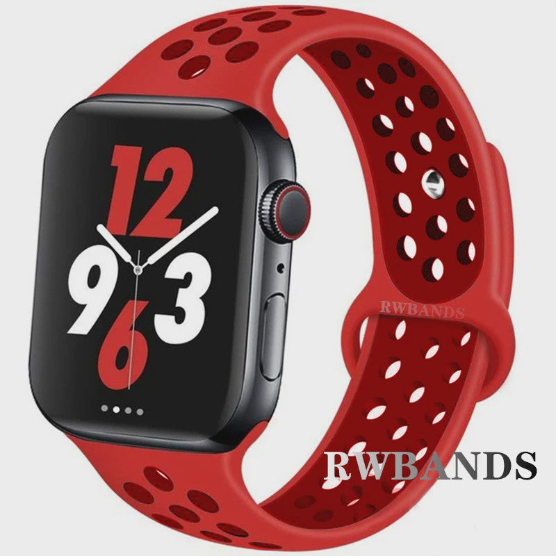Ademende Sportband voor Apple Watch (38-49mm) - Comfortabele Vervangingsband