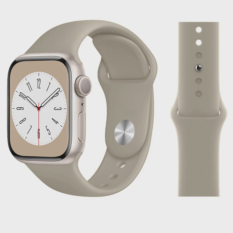Sport Siliconen Bandje voor Apple Watch 38-49mm - Serie 1 t/m 11, SE, Ultra