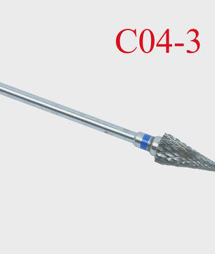 Professionele Wolframcarbide Nagelboor Bit Set - Voor Manicure & Tandheelkunde
