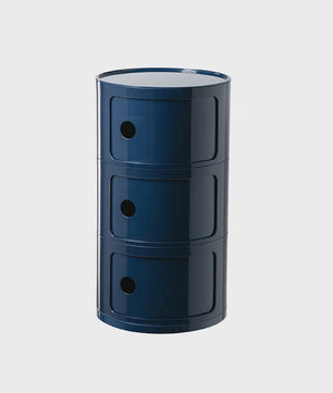 Moderne Ronde Nachtkastje - Minimalistisch Plastic Bijzetkastje
