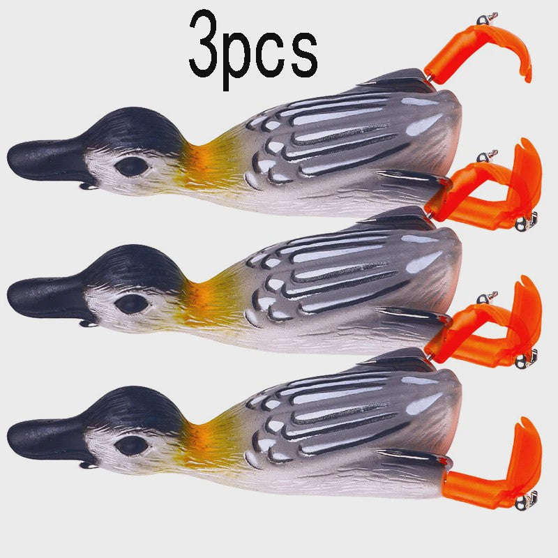 Realistische Eenden Vissen Lokaas - 8.5cm, 12g - Perfect voor Baars, Karper & Snoek