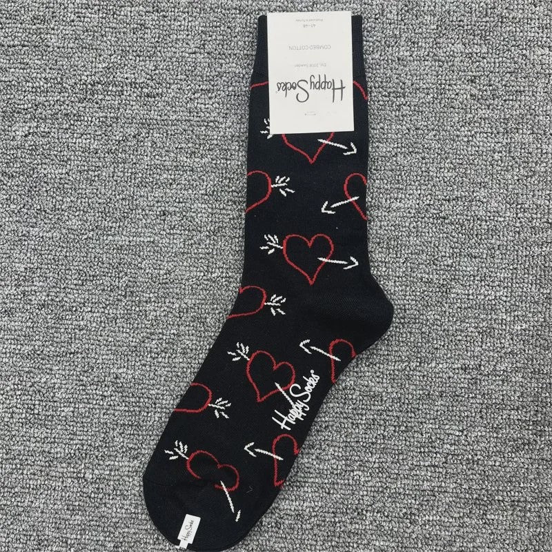 Happy Socks Heren Sokken Katoen - Maat 41-46 EU
